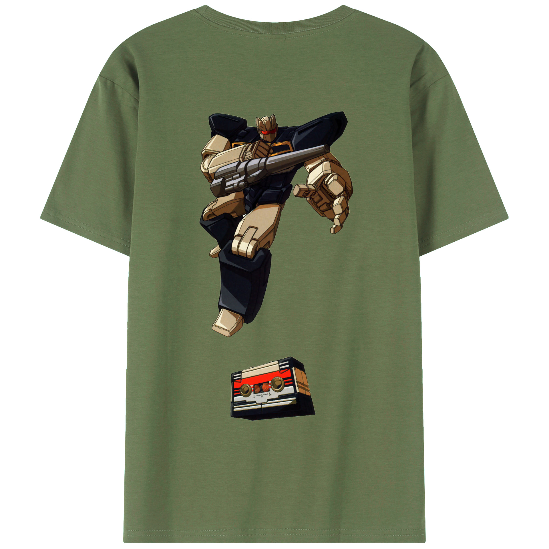 （画像用）  綿100％ メンズ半袖Tシャツ（バックプリント） 通気性